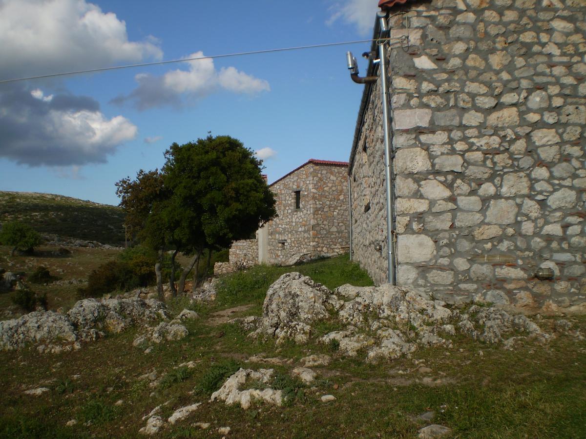 Arachovitika Kalivia Hotel Karyes Bagian luar foto